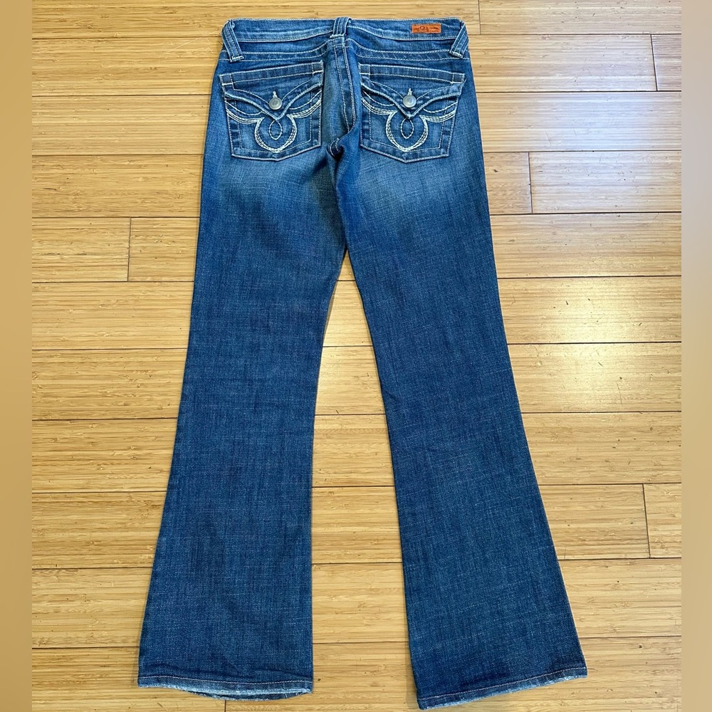 Plastic by Gly Boot Cut Jeans Size 5